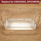 240356402 Clear Refrigerator Top Upper Door Bin Replacement For Frigidaire