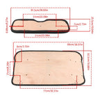 Set Front Seat Cushion For EZGO Medalist TXT 1994-2013 Incl. Hardware Golf Cart