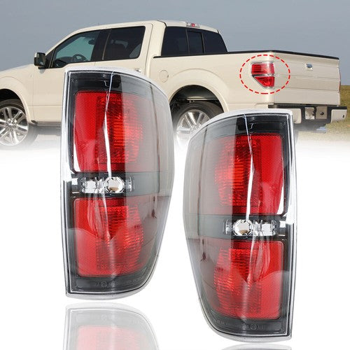 Fit For Ford F-150 2009-2014 2pcs New Left+Right Red Rear Tail Brake Light Lamp