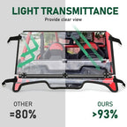 Heavy Duty Full Flip Windshield For 19-23 Polaris RZR XP 1000/ 4 1000 Windscreen