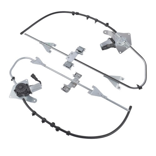 2PCS Power Window Regulator w/ 2-Pin Motor for Freightliner M2 Front Left+Right