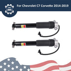 2x Front Shock Absorber Struts w/Electric 84235048 For Chevy Corvette 14-19 6.2L