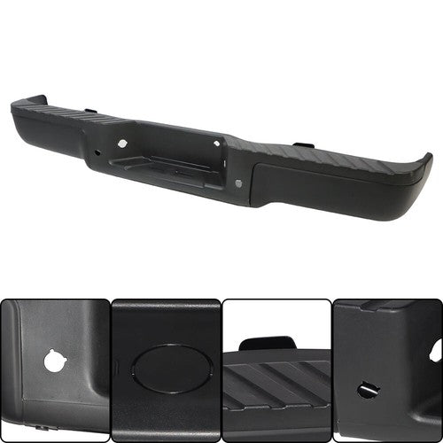 NEW Primered - Complete Rear Steel Bumper Assembly For Ford F150 Truck 2009-2014
