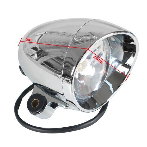 For Motorcycle Chrome Passing Driving Spot Fog Lamp Turn Signal Light
