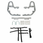 Pair of Nerf Bars Silver bar Black nets Aluminum For Honda TRX 250EX 250X 01-24