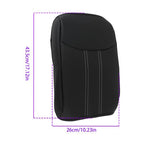 For Honda Pilot  23-24 Black Leather/White Thread Center Console Armrest Gloves