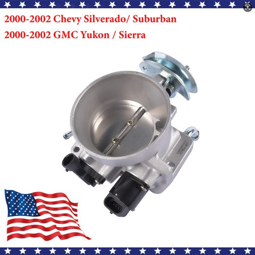 Throttle Body For 2000 2001 2002 GMC Yukon XL Sierra 1500 2500 88984260