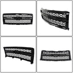 Front Grille Upper For Chevrolet Silverado1500 2014-2015 Plastic Gloss Black New