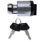 Ignition Switch W/ 2Keys For John Deere Wheeled Excavators 180CW, 190DW, 220DW
