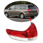 Driver LH Side Outer Tail Light Lamp Replace Halogen For 2011-2014 Toyota Sienna