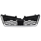 Front Upper Grille Assembly for Subaru Forester 2019 2020 2021 w/Chrome Tirm