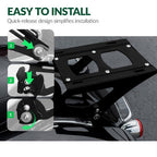 Razor Pack Trunk Backrest Rack For Harley Touring Road King Street Glide 14-26