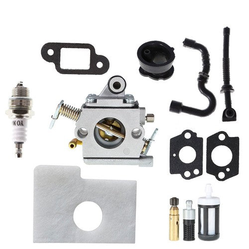For Stihl MS180C Carburetor Air Filter Tune Up Kit Chainsaw MS170 MS180 017 018