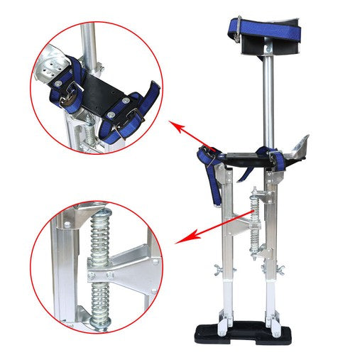 Aluminum Stilt Silver Drywall Painting Stilts For Painter Taping Tool 15" - 23"