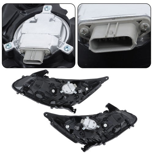 Headlights Fit For Honda Accord Sedan 2016-2017 Projector LH & RH Pair Set LED
