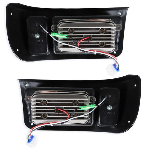LED Headlights/Tail Lights Kit Adjustable For Club Car DS G&E Golf Cart 93+ USA