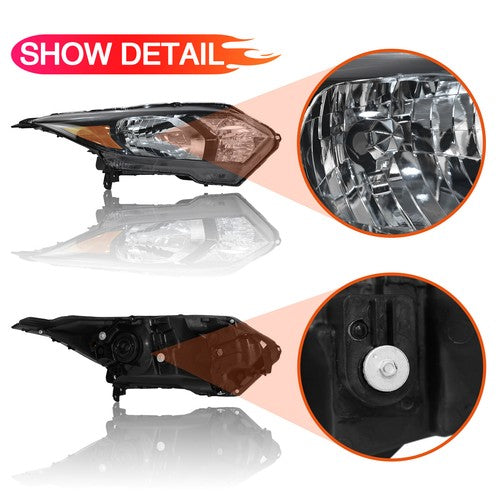 Front Headlight Headlamp Passenger Right Side for Honda HRV 2016-2018