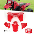 Front Rear Fenders Plastic Set ABS For 1985 Honda ATC250R