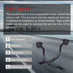 New Front Suspension Lower Control Arm Radius Rod For 00-05 Lexus GS430 Pair