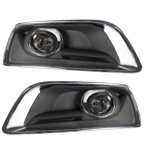 For 13-15 Chevy Malibu Clear Fog Lights Bumper Lamps +Switch+Wiring Set