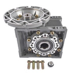 MRV063 Ratio 100:1 Worm Gear Speed Reducer, 56C Flange 0.57HP Input, Keyed Shaft
