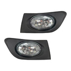 Front Bumper Fog Lights Clear Lens Halogen Fog Lamp for 2001-2003 for Honda Civic