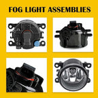 Bumper Clear Fog Light Lamp Replaces Lens Pair for Nissan Pathfinder 2017-2020