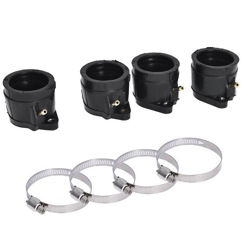4pcs Carburetor Intake Manifold Boot For Yamaha YZF600R Thundercat 1995-2007