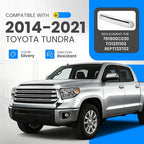 Chrome Front Upper Hood Bulge Molding Grille Trim for Toyota Tundra 2014-2021