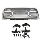Chrome Grille Replacement Shell and Lights for 2010 2018 Dodge Ram 2500 3500 Big Horn