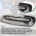 Hood Scoop for 07-13 Mini Cooper S R55 R56 R58 R59 Air Intake Vent Carbon Style