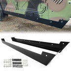 Pair of Rock Sliders Rock Panel Steel for All Variants Hmmwv M998 M1038 M998A1