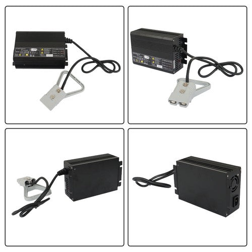 24V Floor Scrubber, Pallet Jack Battery Charger w/ 175A Rating SB175 Connector