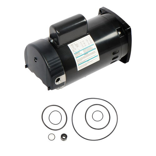 B2848 1 HP Square Flange Swimming Pool Water Pump Motor 3450 RPM, 1 Speed
