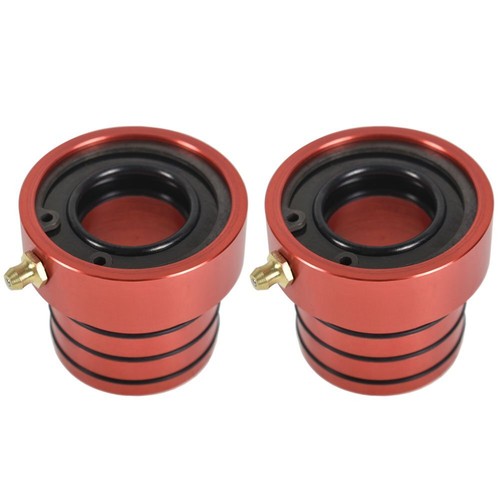 2PCS Red MG21103 Front Axle Tube Seal Pair For 87-17 Jeep Wrangler