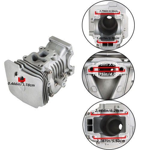 Kit For Husqvarna 435 435e 440e 440 II Chainsaw 5047351-01 41mm Cylinder Piston