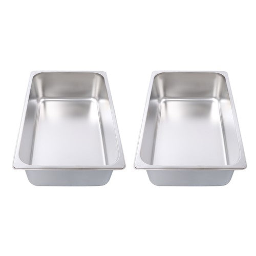 Table Pans Full Size 2 Pack 6 Inch Deep Restaurant Steam Table Pans Without Lid