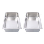 Table Pans Full Size 2 Pack 6 Inch Deep Restaurant Steam Table Pans Without Lid