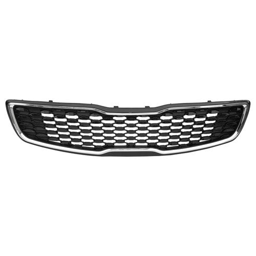 86350B0010 Front Upper Grille Chrome for 2017-2018 for Kia Forte Sedan LX SX