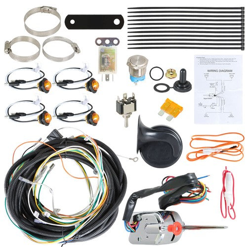 LED Turn Signal Light Kit Column Turn Switch For Polaris Can Am Honda US