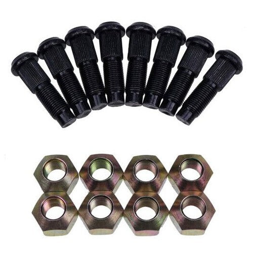 8X Lug Nut & Stud Kit For Bobcat Skid Steer S510 S530 S550 S570 S590