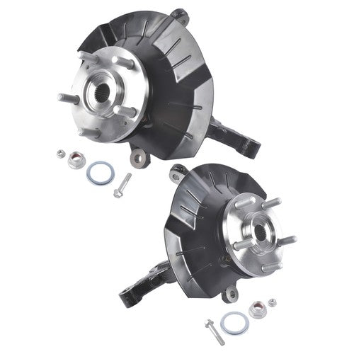 2PCS Front Loaded Steering Knuckle & Wheel Bearing Hub For Kia Soul 2014-2016