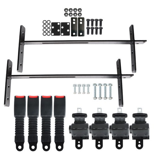 Universal 4 Passenger Golf Cart Seat Belts 42" Kit For EZGO Yamaha Club Car
