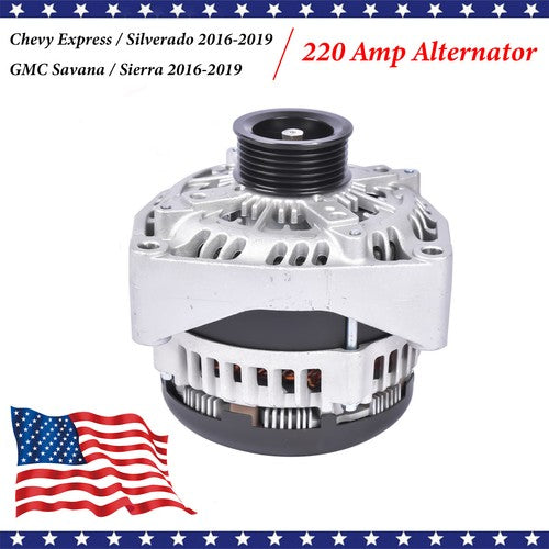 Alternator 220A for GMC Sierra Chevy Silverado 2500 HD 2015-2019 Suburban 3500HD
