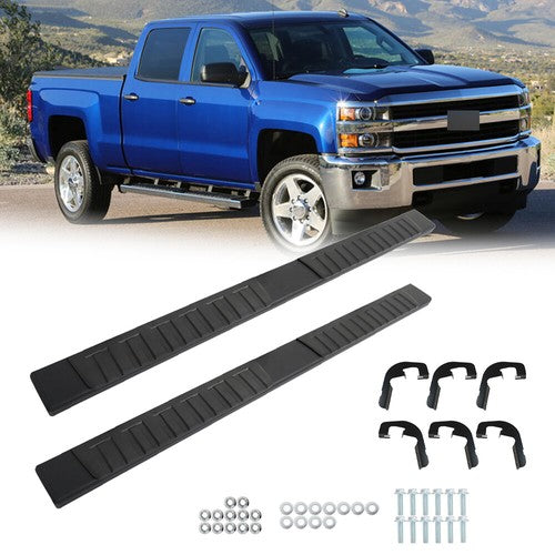 For Silverado Sierra 1500 2019-2023 Crew Cab 6" Side Steps Running Boards New