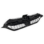 For 2017 2018 2019 Honda CRV CR-V Front Glossy Black Grille JDM Style Grill