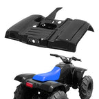 Black ABS Plastic Rear Fender Flaps Mud Guard for Honda TRX300 1988-2000
