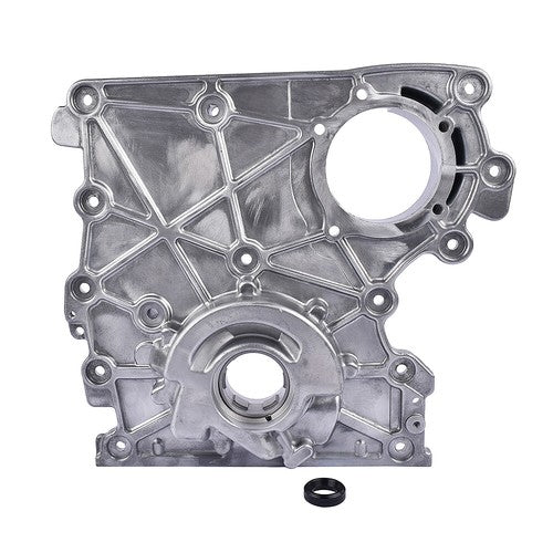 Engine Timing Chain Cover w/ Oil Pump for Chevy Colorado GMC Canyon Buick Isuzu