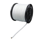 3/8 Inch Nylon Rope 250 Foot Sturdy Spool Nylon Solid Braid Rope White