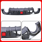 Rear Bumper Diffuser Lip LED Brake DRL Light for 2018-2023 for Infiniti Q50